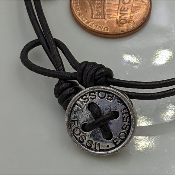 Fossil Gold and Silver Tone Heart Charm Bracelet - Picture 7 of 8